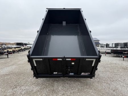 New 2026 Hillcrest Deep Charcoal 7'X14' 17.6K 40" Sides Dump Trailer