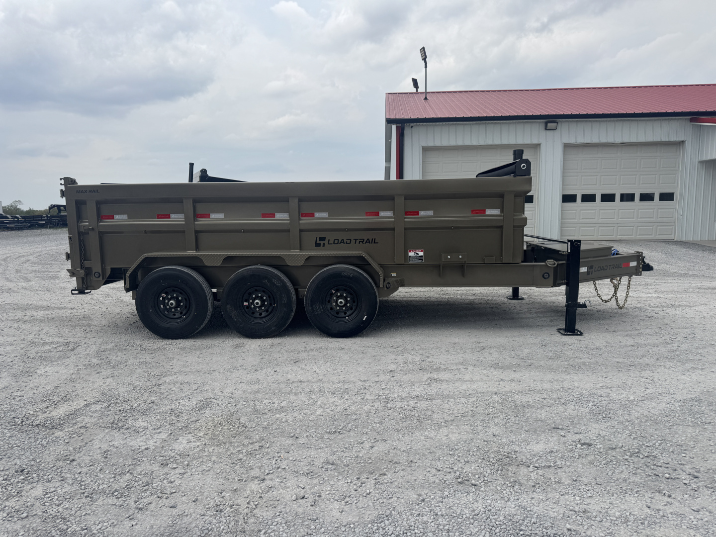 New 2026 Load Trail 83"x16' 21,000# 3' Side Telescopic Lift Dump Trailer