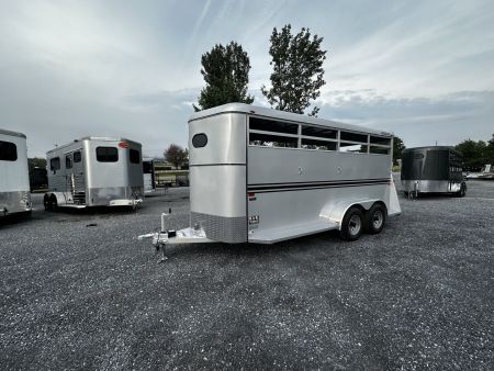 New 2026 Bee 3 Horse Slant Load Durango BP Horse Trailer