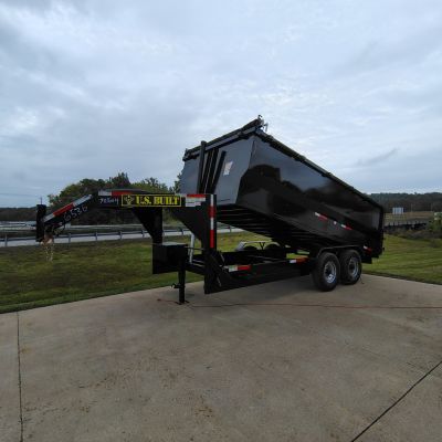New 2026 U.S Built/Texas Pride 7X16X4 TA GOOSENECK DUMP TRAILER WITH 16K AXLES Dump Trailer