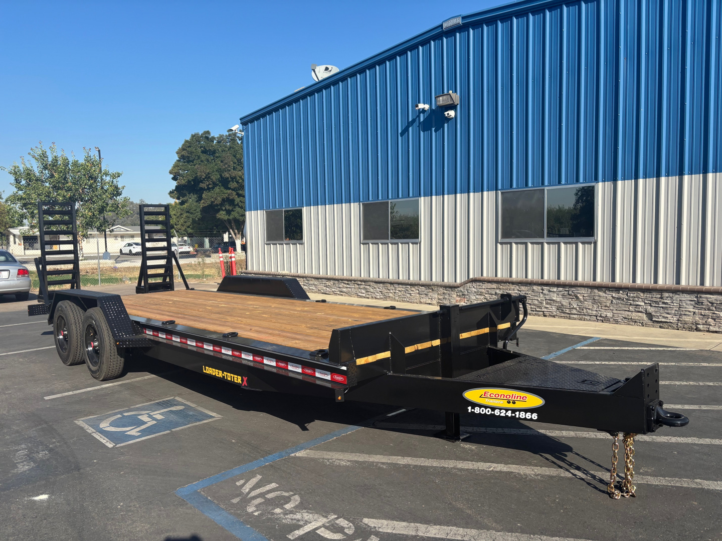New 2025 Econoline 7'x20' Loader Toter Equipment Trailer