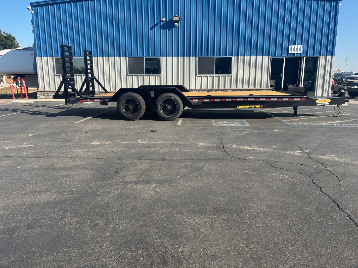 New 2025 Econoline 7'x20' Loader Toter Equipment Trailer