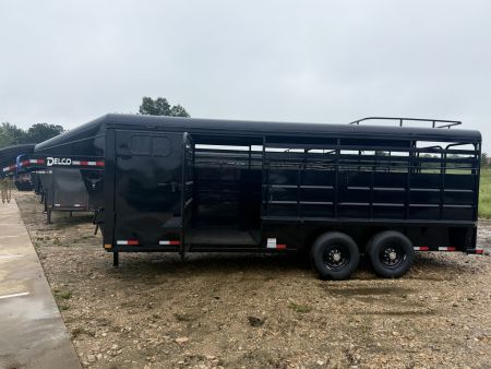 New 2026 Delco Trailers MC20 Stock / Stock Combo Trailer 41787