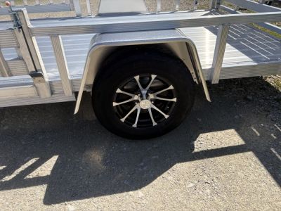 New 2026 Sport Haven 7'X12' DELUXE ALUMINUM W/ATV RAMP SIDES Utility Trailer