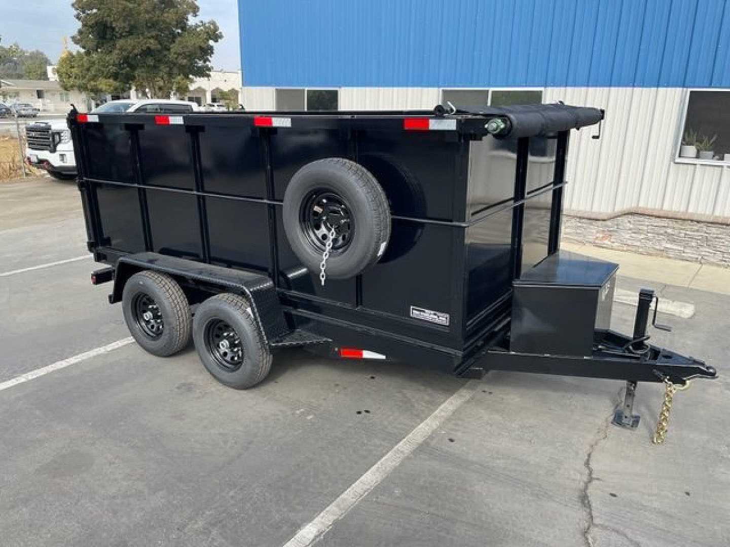 New 2026 TRU 6'x12'x4' Single Ram NO RAMPS Dump Trailer 9,995lbs GVWR