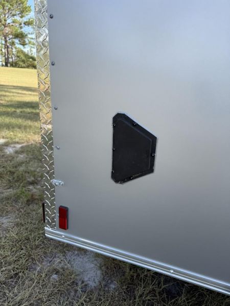 New 6x12 Single Axle Silver Enclosed Cargo Trailer | Titanium Cargo