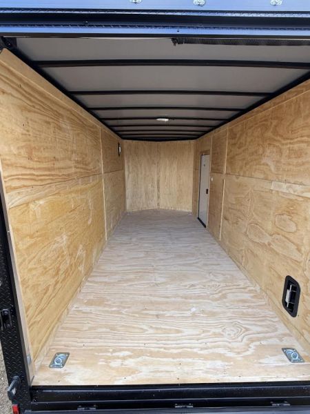 New Titanium Cargo 7x16 Tandem Axle Blackout Enclosed Trailer