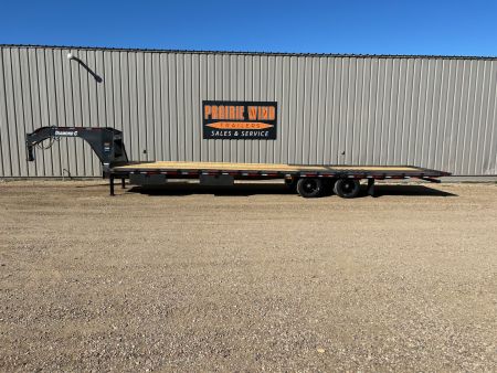 New 2026 Diamond C Trailers 35' FMAX212DT Gooseneck Hydraulic Tail Flatbed Trailer