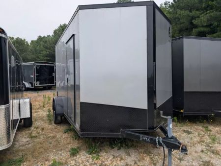 New 5995 2023 Spartan Cargo 7X12 SA V-NOSE Cargo / Enclosed Trailer