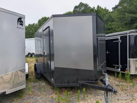 New 5995 2023 Spartan Cargo 7X12 SA V-NOSE Cargo / Enclosed Trailer
