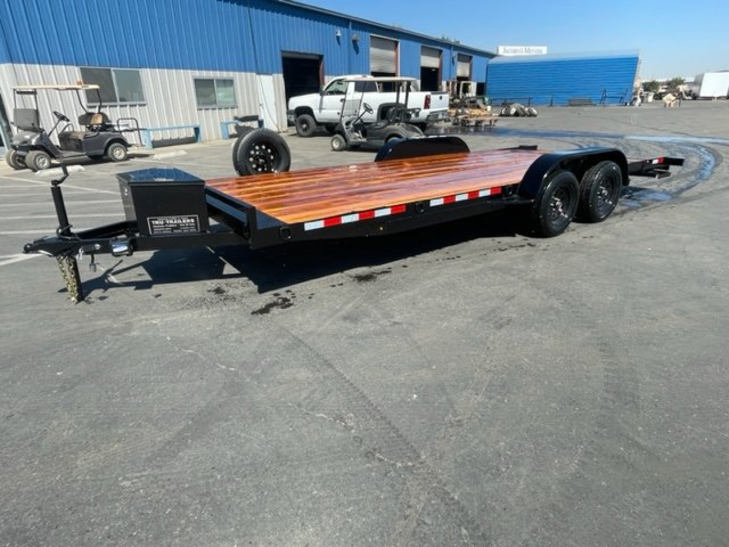 New 2026 TRU 7'x20' Dovetail or Straight Deck Car / Racing Trailer 7k