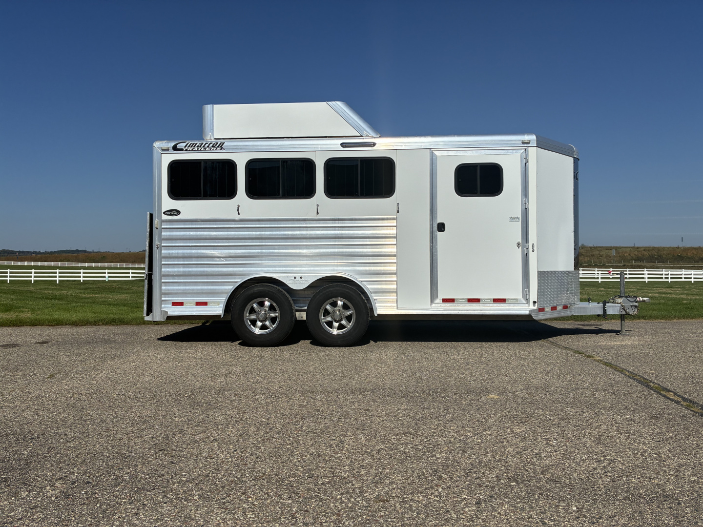 Used 2020 Cimarron 3H Bumper Pull Horse Trailer