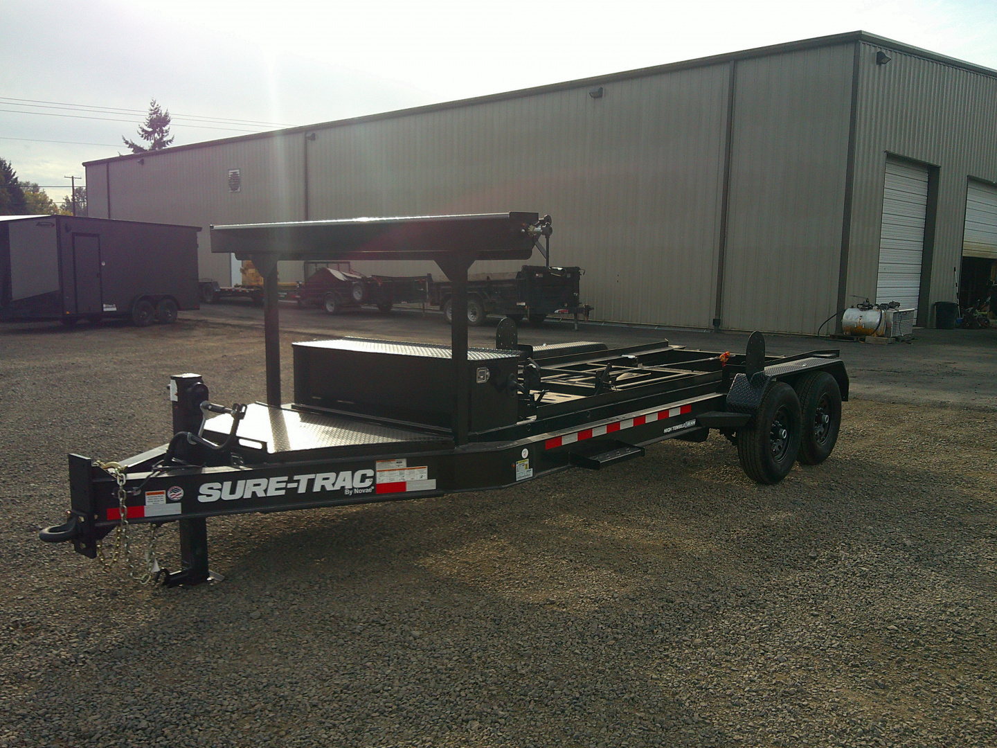 New 2025 Sure-Trac 16', 15.4K Roll Off Dump Trailer