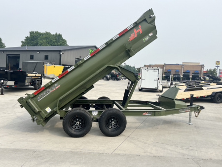 New NEW 2027 Horizon 12’x77”X24” HZ6 Dump Trailer 2-5200 lb axles = 10K