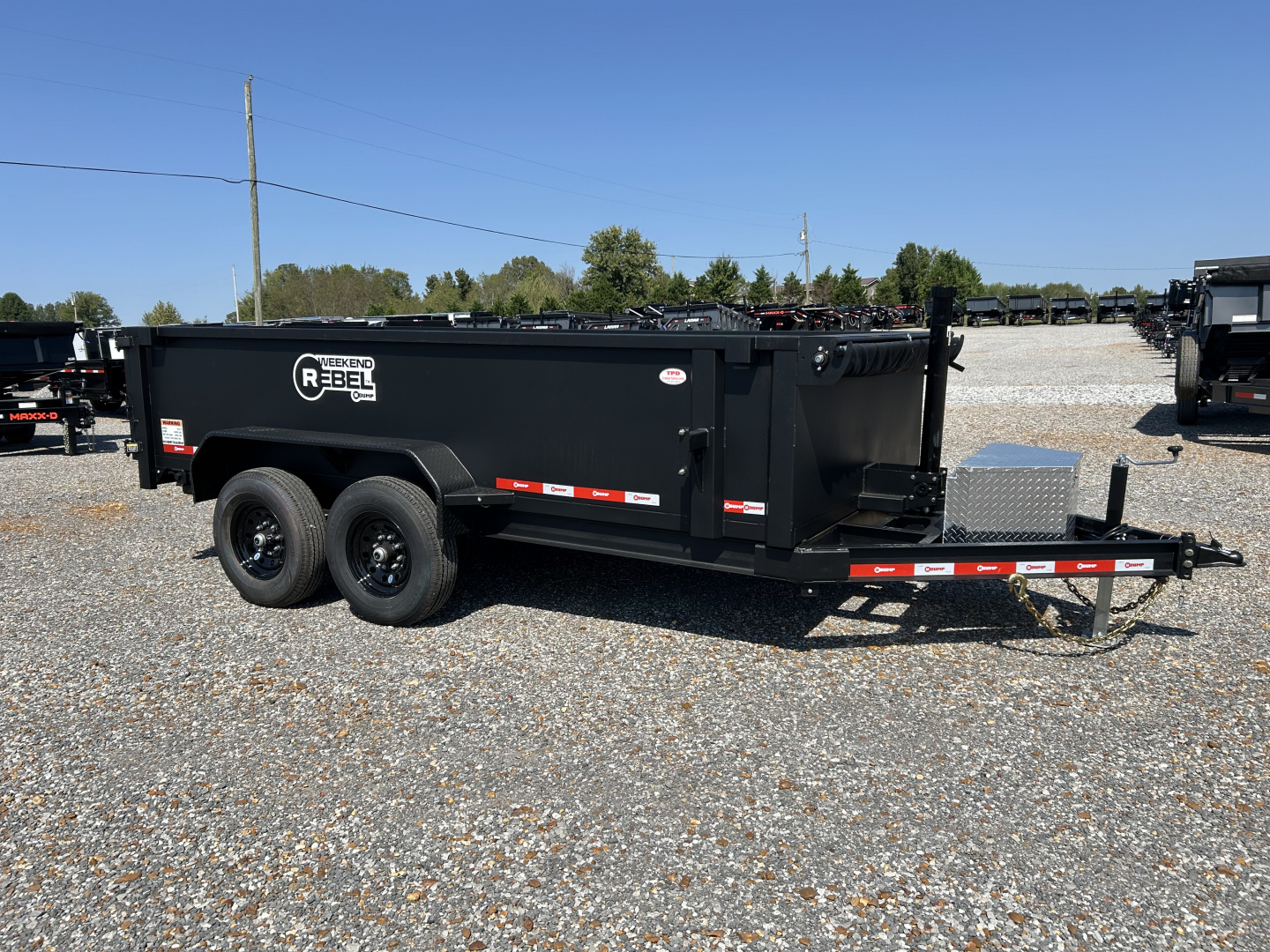 2026 7×14 Dump Trailer photo 3