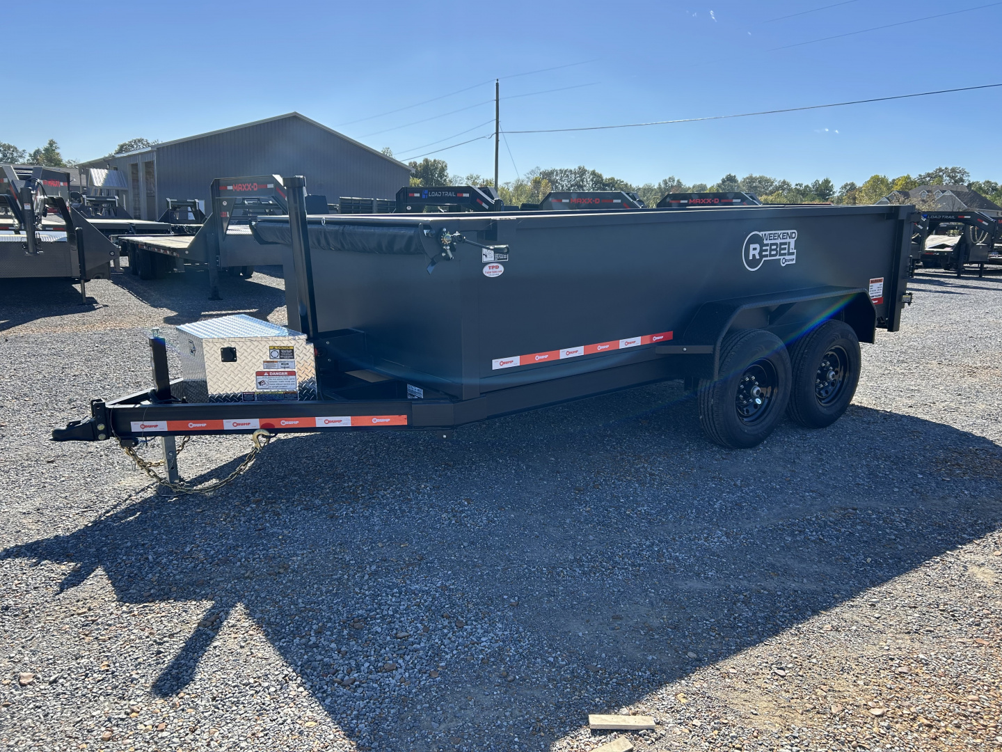 New 2026 U-Dump 83"x14' 14K Telescopic Dump Trailer
