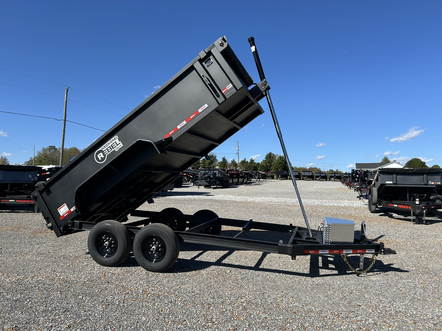 New 2026 U-Dump 83"x14' 14K Telescopic Dump Trailer