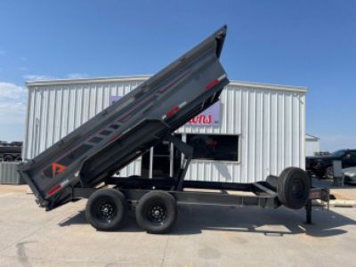 New 2026 RawMaxx 14' x 83  x 32  Kinght Dump Trailer