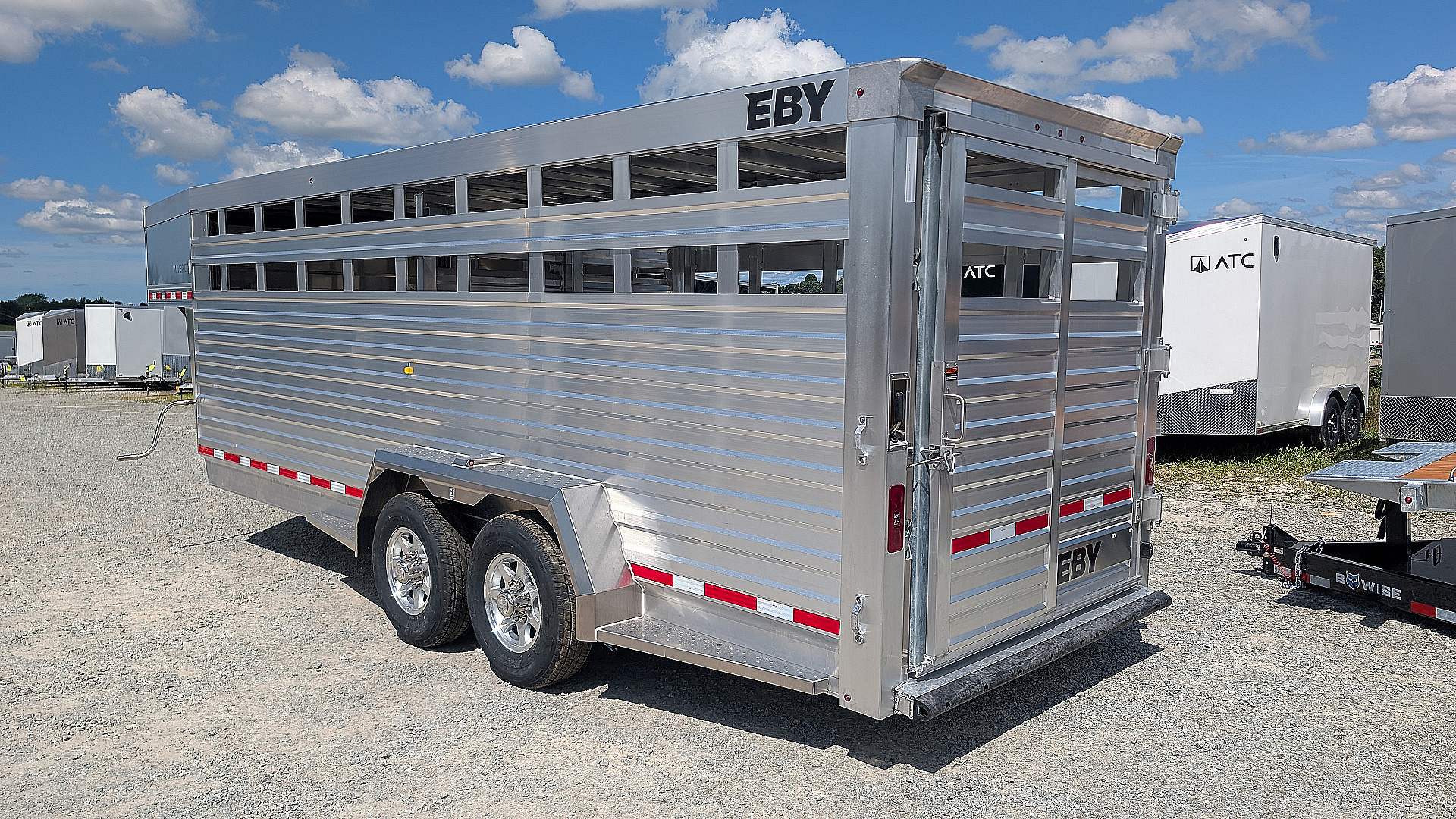 New 2026 EBY MAVERICK 20' Gooseneck Aluminum Stock Trailer