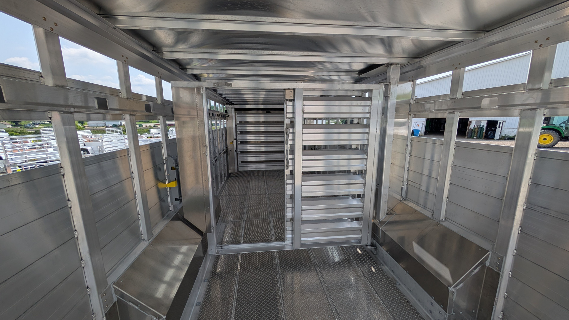 New 2026 EBY RUFF NECK 8 x 26 Gooseneck Aluminum Stock Trailer