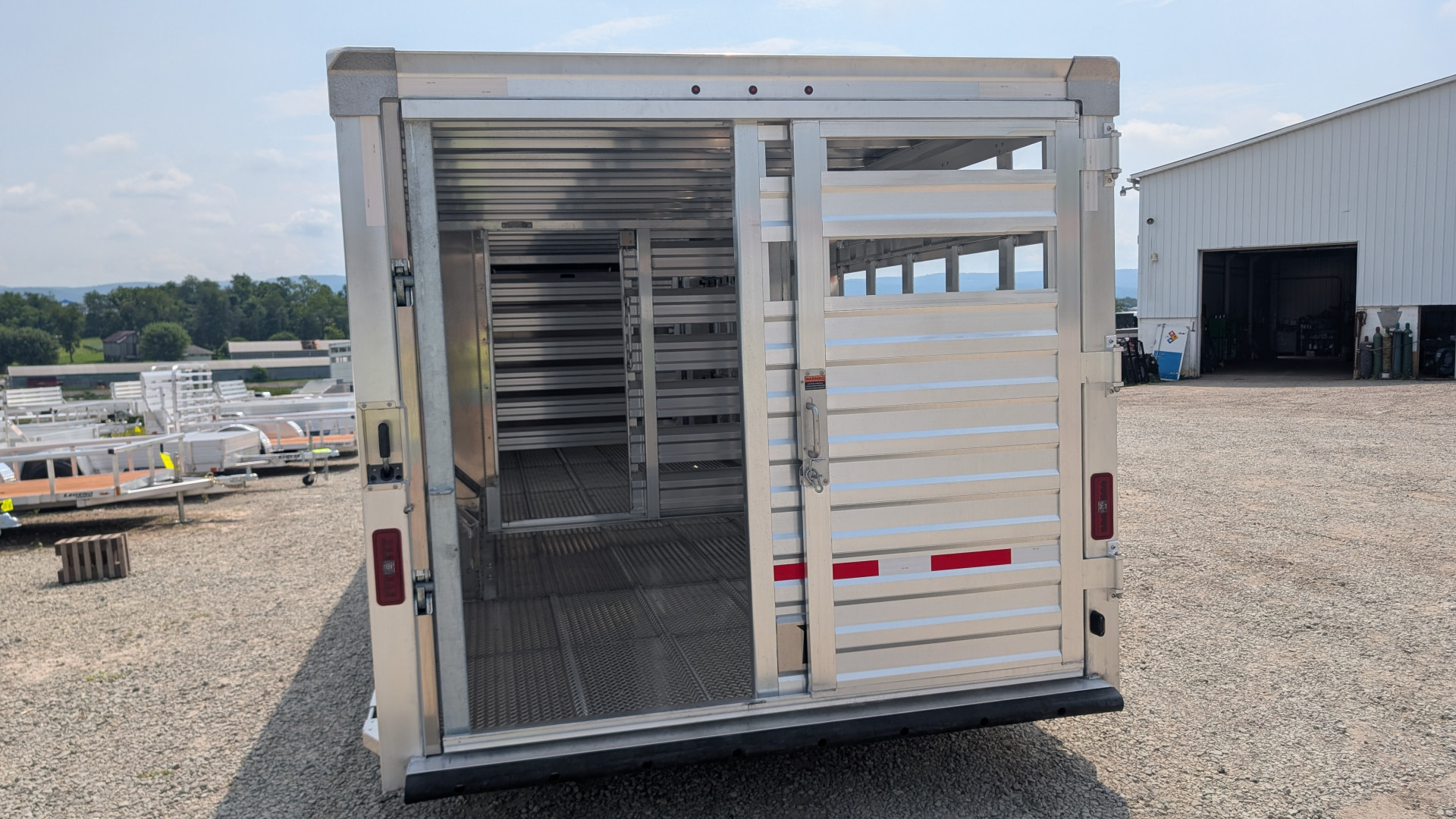 New 2026 EBY RUFF NECK 8 x 26 Gooseneck Aluminum Stock Trailer