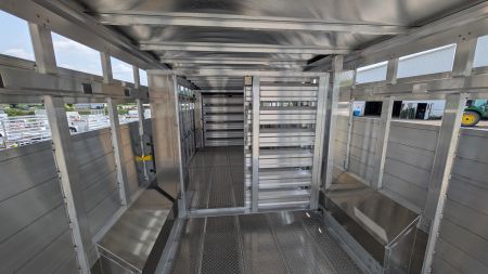 New 2026 EBY RUFF NECK 8 x 26 Gooseneck Aluminum Stock Trailer