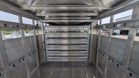 New 2026 EBY RUFF NECK 8 x 26 Gooseneck Aluminum Stock Trailer
