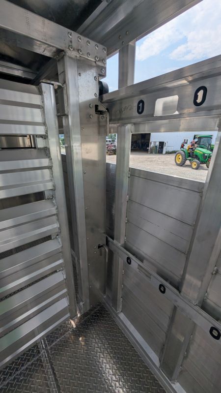 New 2026 EBY RUFF NECK 8 x 26 Gooseneck Aluminum Stock Trailer
