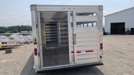 New 2026 EBY RUFF NECK 8 x 26 Gooseneck Aluminum Stock Trailer
