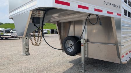 New 2026 EBY RUFF NECK 8 x 26 Gooseneck Aluminum Stock Trailer