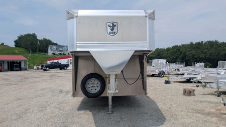 New 2026 EBY RUFF NECK 8 x 26 Gooseneck Aluminum Stock Trailer