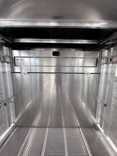 New 2026 EBY MAVERICK 24' Gooseneck Aluminum Stock Trailer w/ Rolling Gate