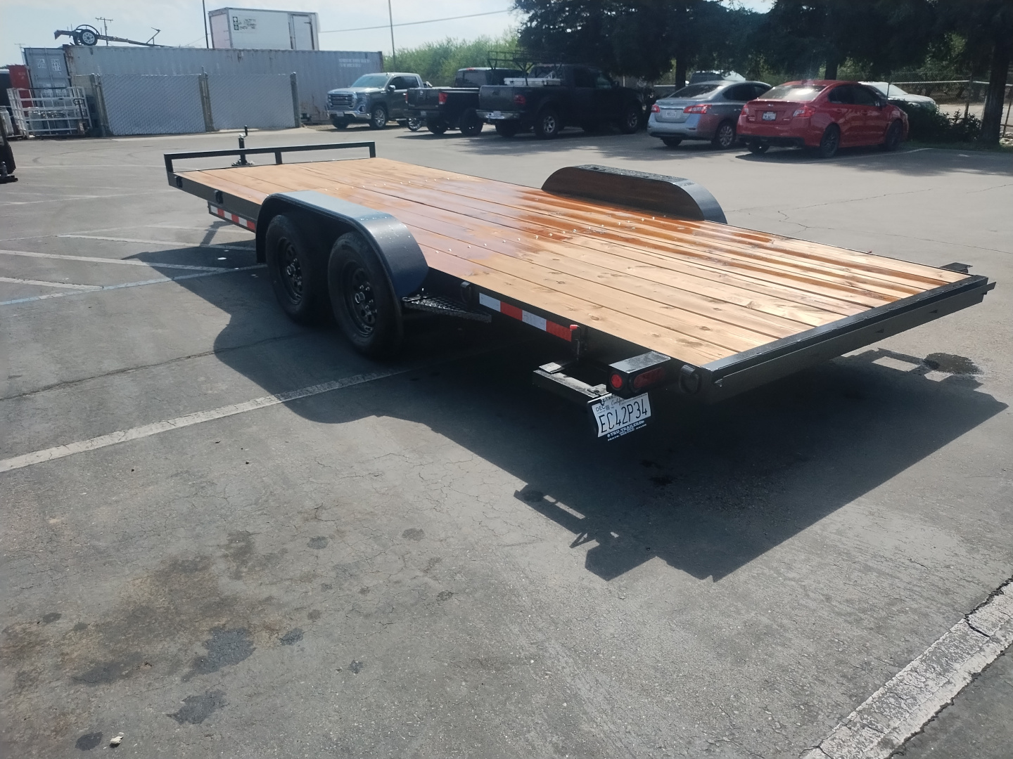 New 2026 TRU 7'x20' Dovetail/Straight Deck Removable Fenders Car Hauler 7k GVWR