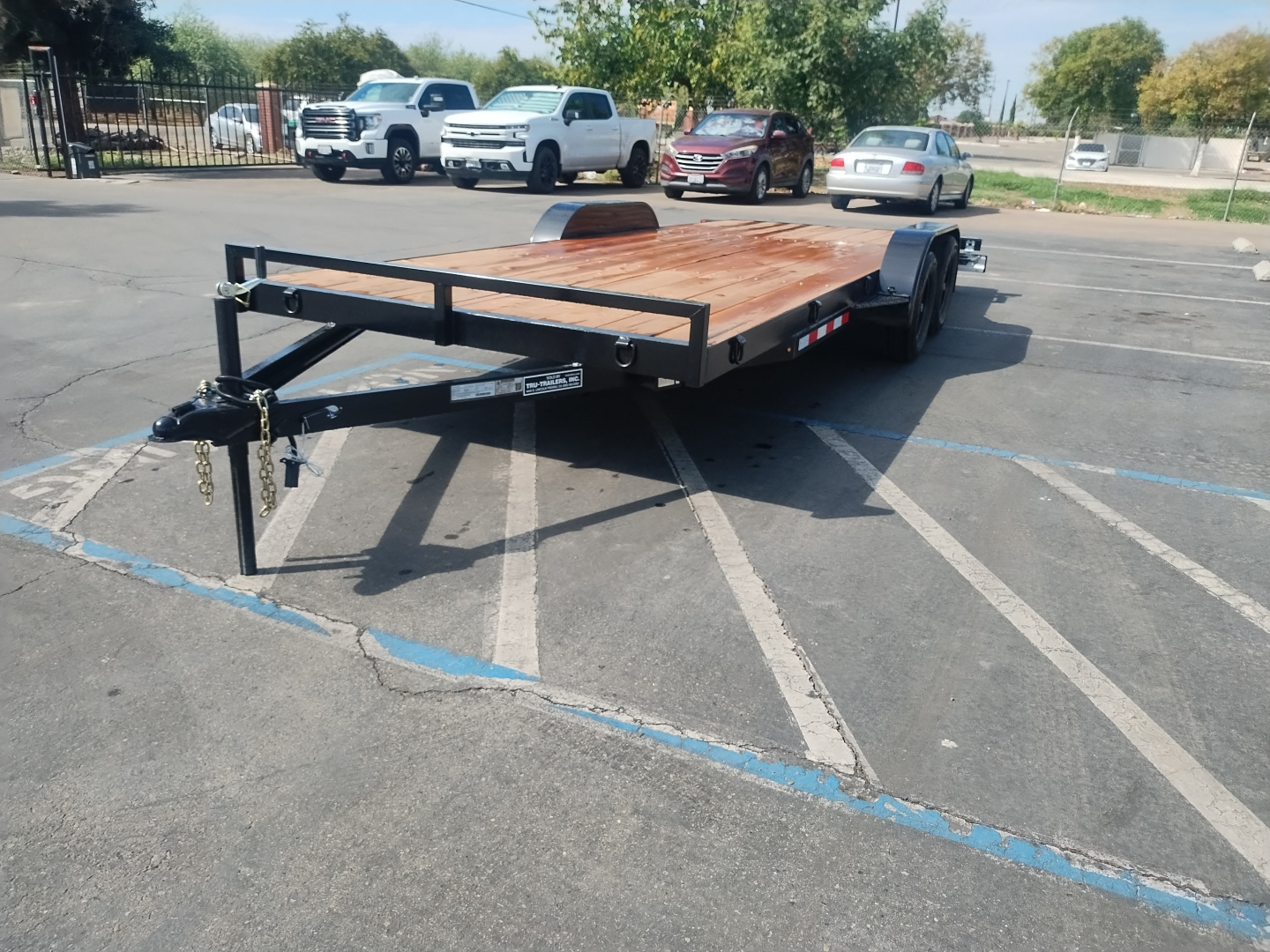 New 2026 TRU 7'x20' Dovetail/Straight Deck Removable Fenders Car Hauler 7k GVWR