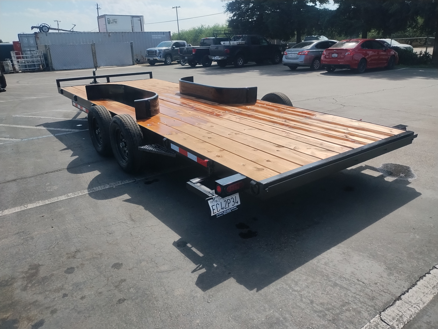 New 2026 TRU 7'x20' Dovetail/Straight Deck Removable Fenders Car Hauler 7k GVWR