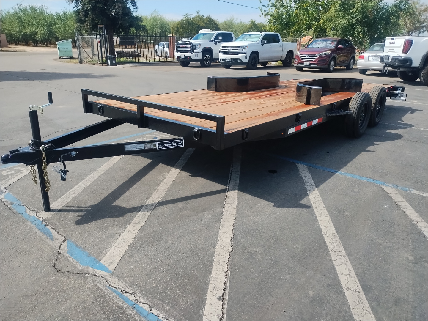 New 2026 TRU 7'x20' Dovetail/Straight Deck Removable Fenders Car Hauler 7k GVWR