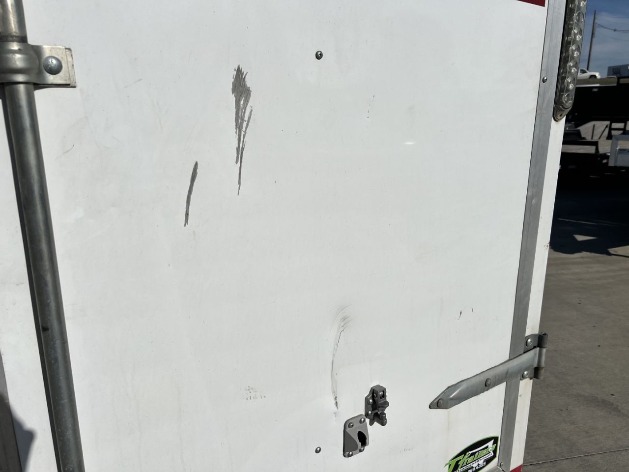 Used 2020 American Hauler 7x14 + V Enclosed Double Doors Cargo Trailer