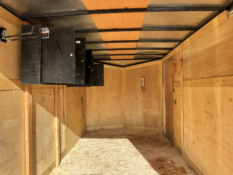 Used 2020 American Hauler 7x14 + V Enclosed Double Doors Cargo Trailer