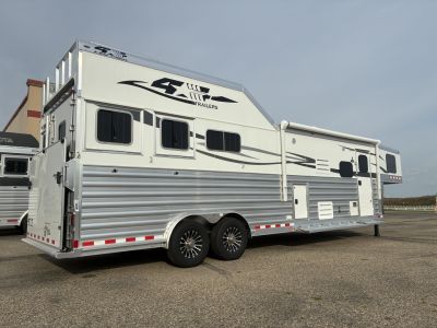 New 2026 4-Star 3H 14'3" Trail Boss LQ Horse Trailer