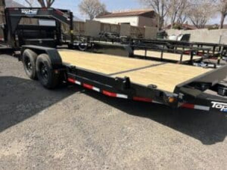 New 2026 Top Hat Trailers 83X20 Tilt Deck Trailer 14K Equipment Trailer