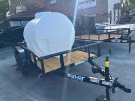 New 2026 Top Hat Trailers 5x10 Water Buggy hauling hauler Flatbed Trailer Car Hauler