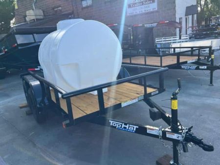 New 2026 Top Hat Trailers 5x10 Water Buggy hauling hauler Flatbed Trailer Car Hauler