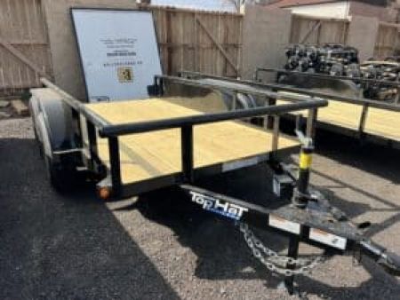 New 2026 Top Hat Trailers 5x10 Water Buggy hauling hauler Flatbed Trailer Car Hauler