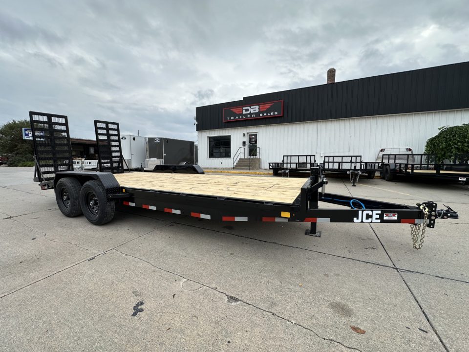 New 2027 JCE 20' 14K FLAT BED Equipment Trailer