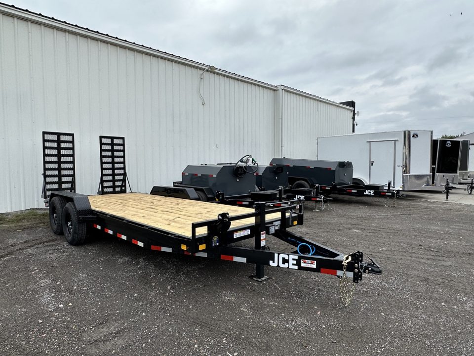 New 2027 JCE 20' 14K FLAT BED Equipment Trailer