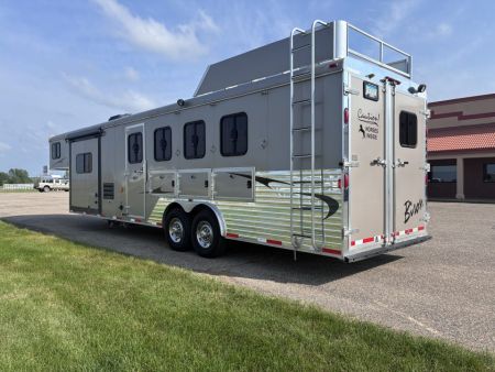 Used 2014 4H Bison Coach 12' LQ Horse Trailer