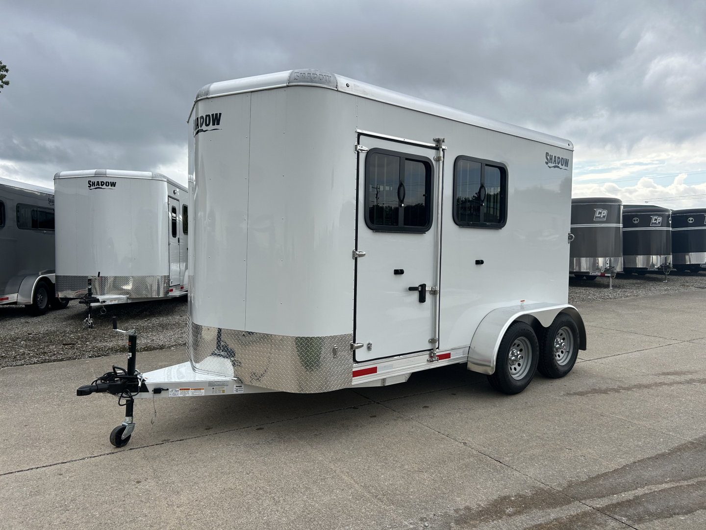 New 2026 Shadow 2 Horse Slant Load BP Horse Trailer