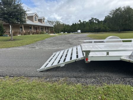 New 2026 H&H Trailers 3K 78X12 Low Side Aluminum Utility Trailer