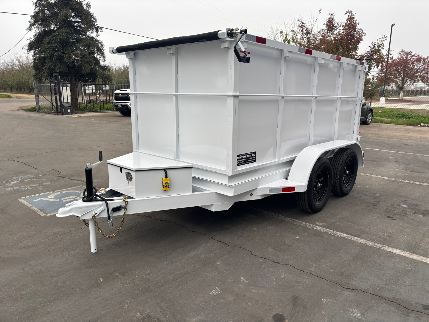 New 2026 TRU 5x10x4 Single Ram Dump Trailer 7,000 lbs GVWR