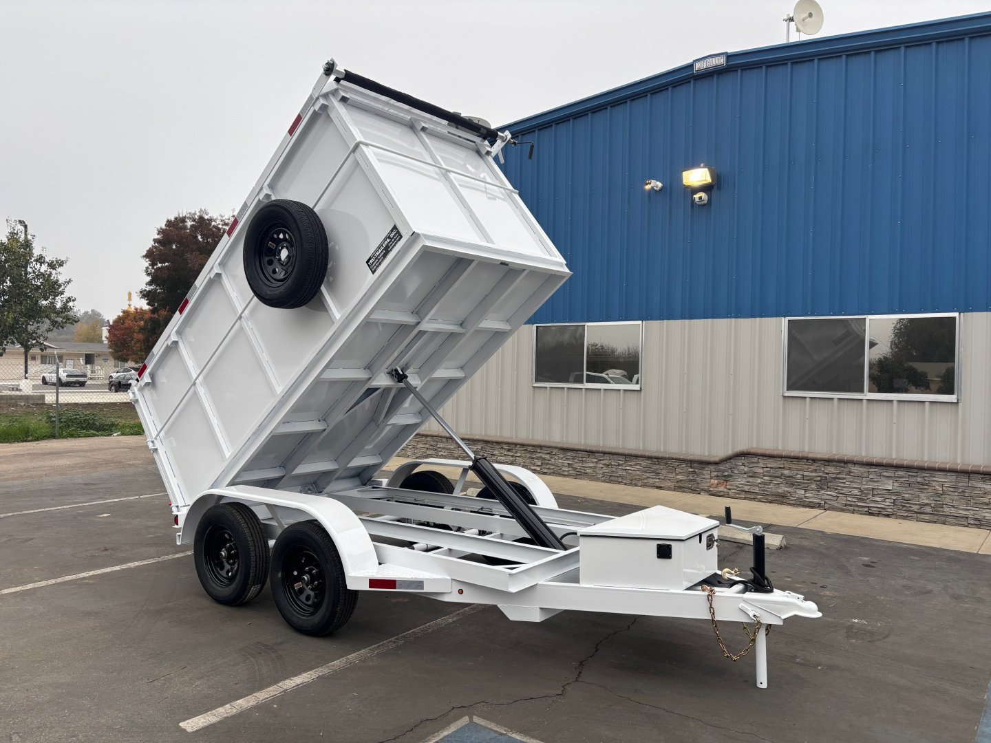 New 2026 TRU 5x10x4 Single Ram Dump Trailer 7,000 lbs GVWR